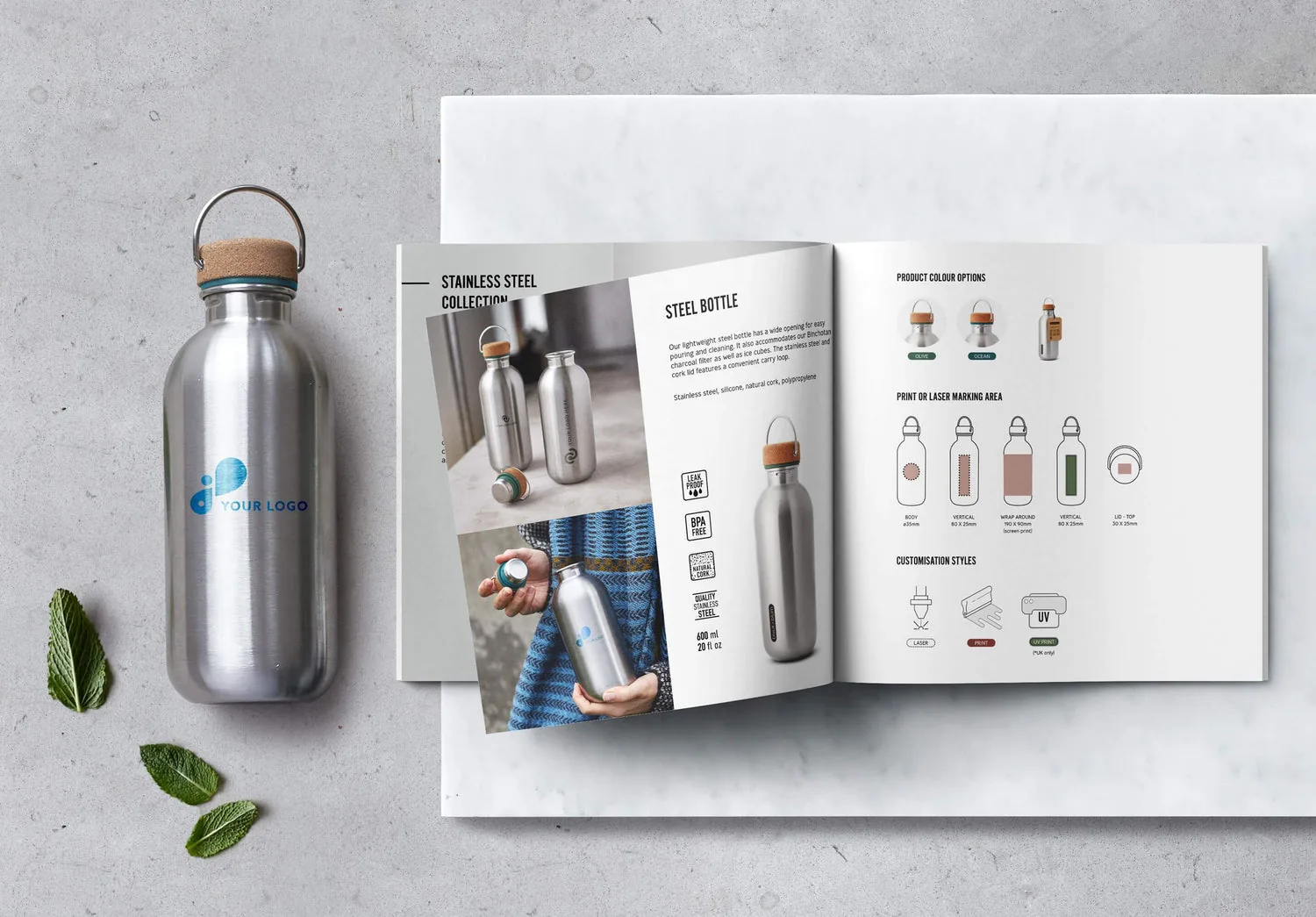 Custom branding brochure